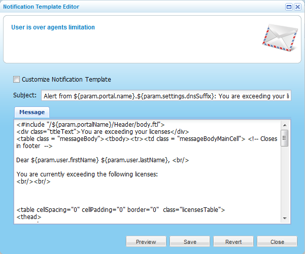 Email Notification Format Customizing Global Email Notification Templates