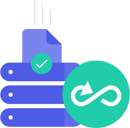 Edge filer icon with infinite capacity