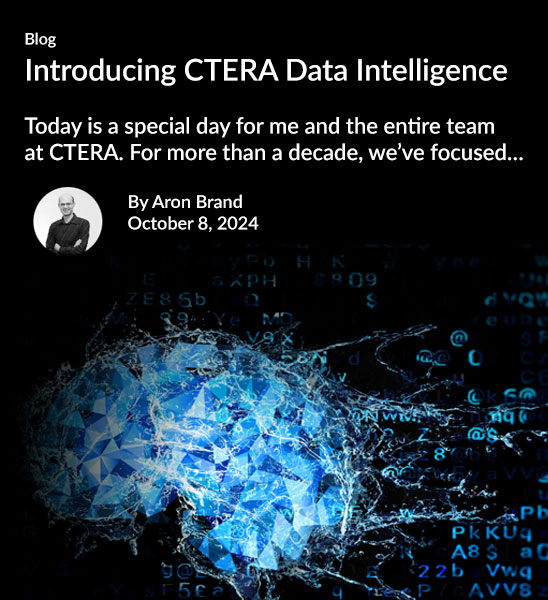 Introducing CTERA Data Intelligence