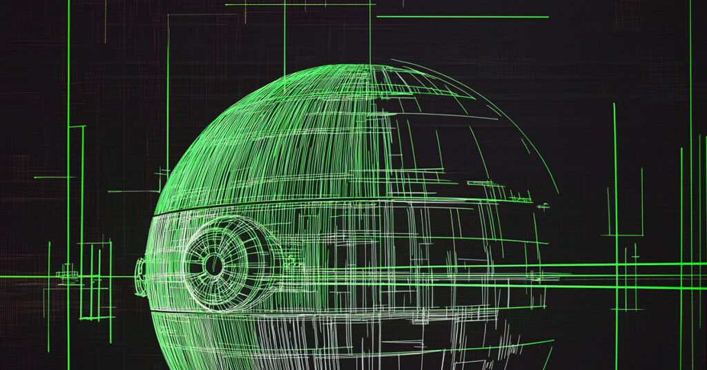 An image of the Death Star