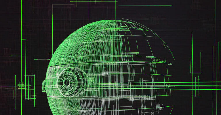 An image of the Death Star