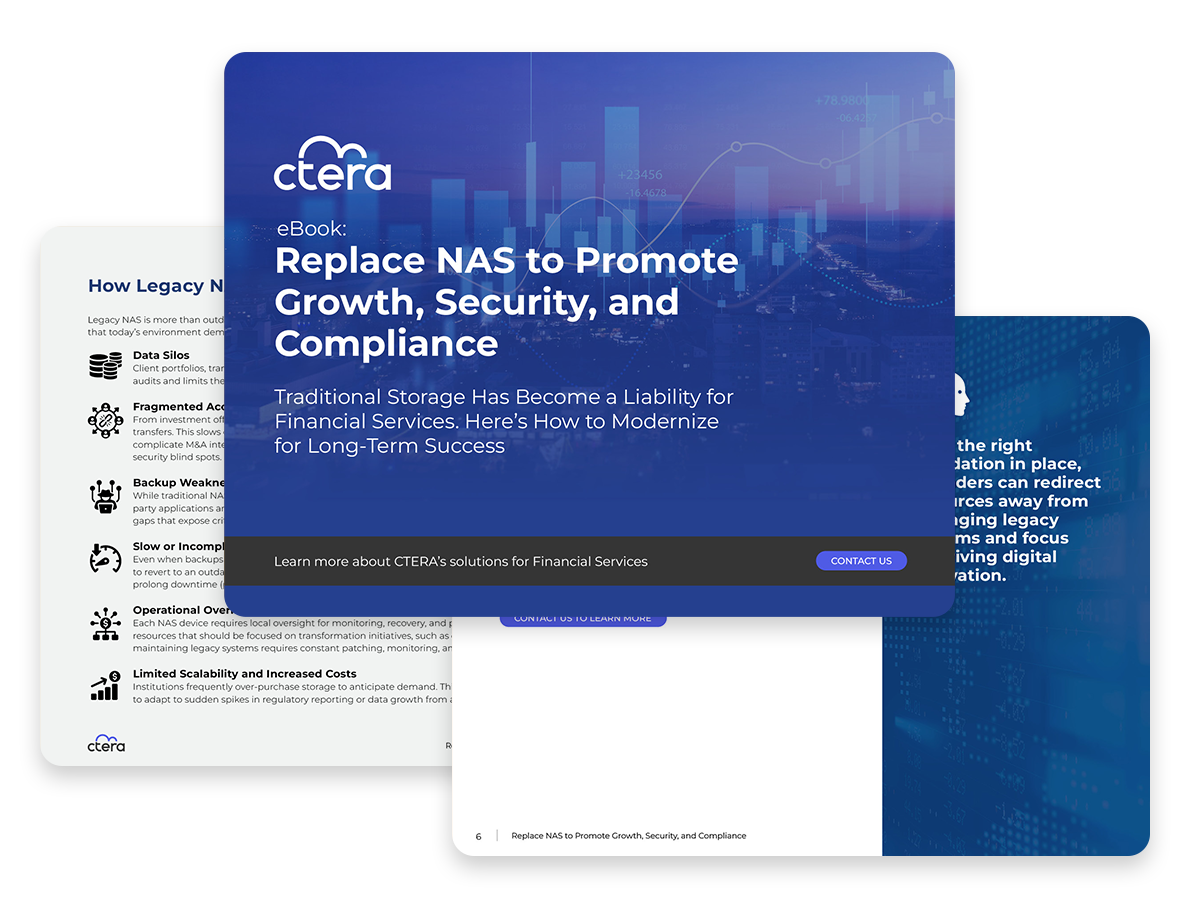 eBook: Replace NAS to Promote Growth, Security, and Compliance