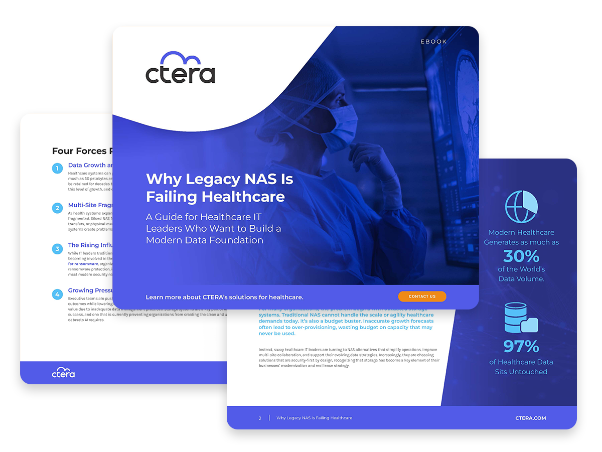 Why Legacy NAS Is Failing Healthcare Layout