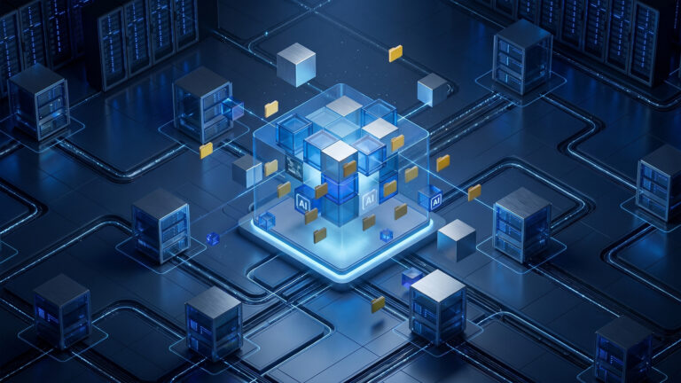 Unified enterprise storage platform with AI integration connecting distributed data centers and file systems